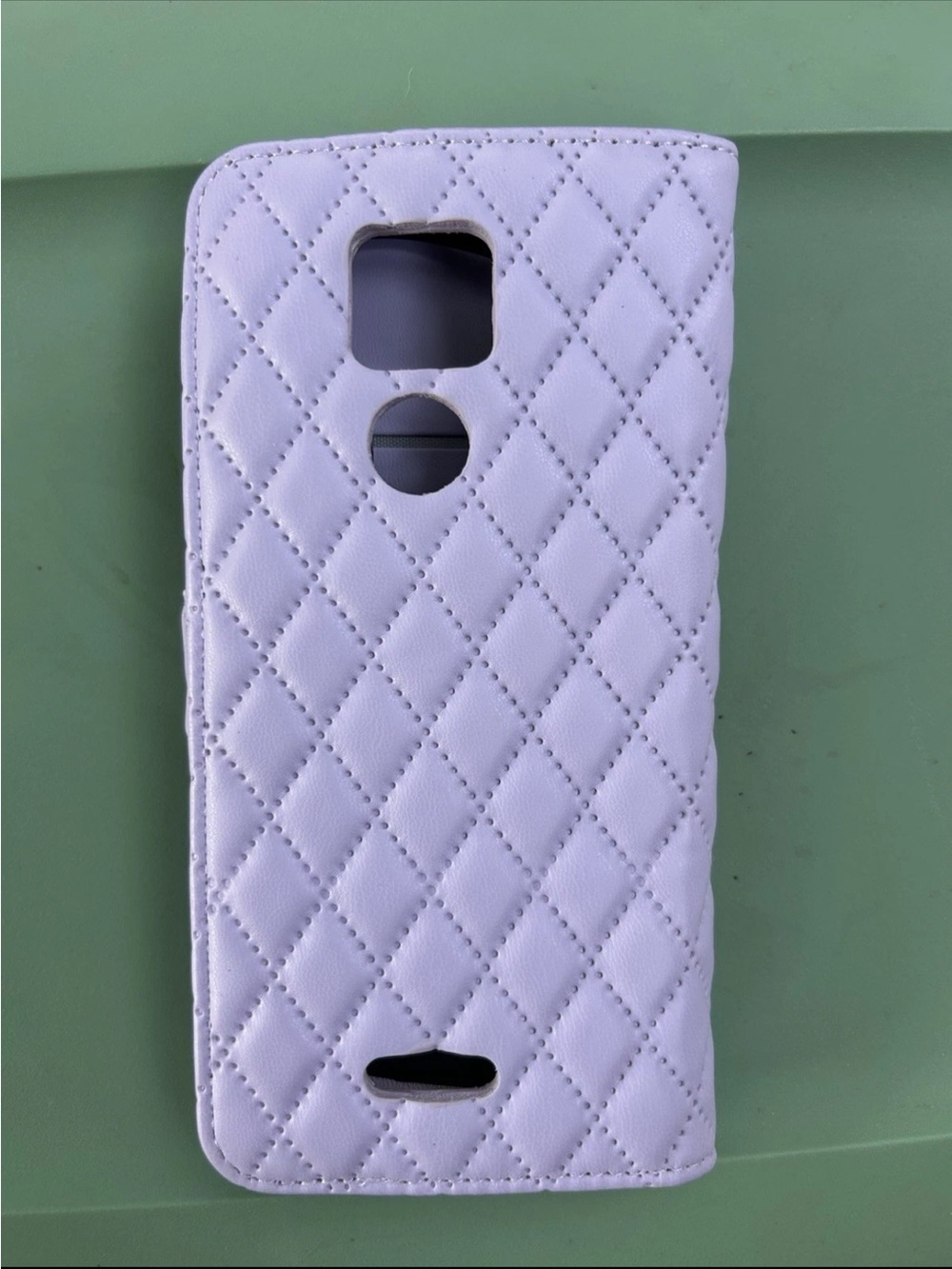 ANS Artia phone case White Quilted Flip Phone Case - Unbranded